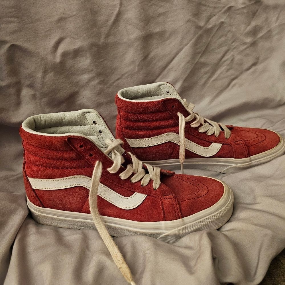 Vans size 5.5 mens or size 7 women's hi top sneakers